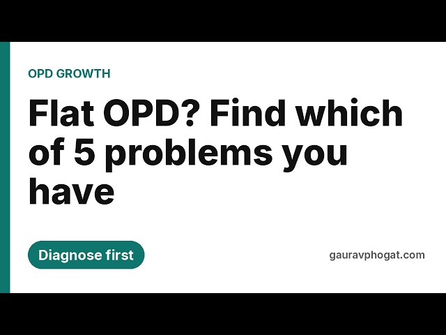 How to increase OPD patients in a hospital: start with the diagnosis (video thumbnail)