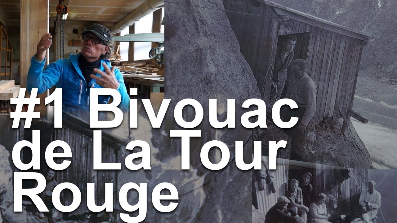 #1 Bivouac de la Tour Rouge reconstruction l'Envers des Aiguilles de ...