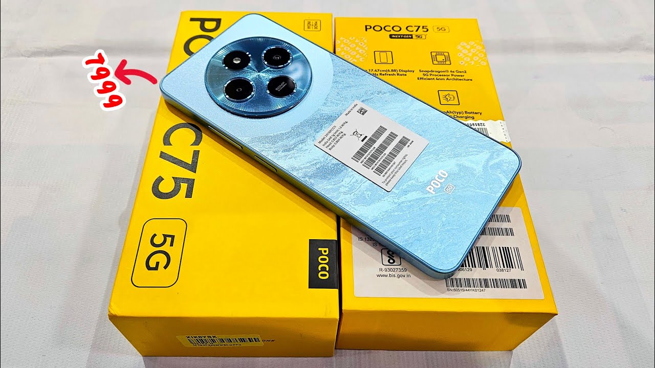 Poco C75 5G 4/64 Unboxing and Price Details // Best Gaming 5G