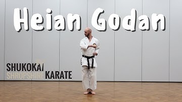 Heian Godan - Front & Back View Shito Ryu Shukokai