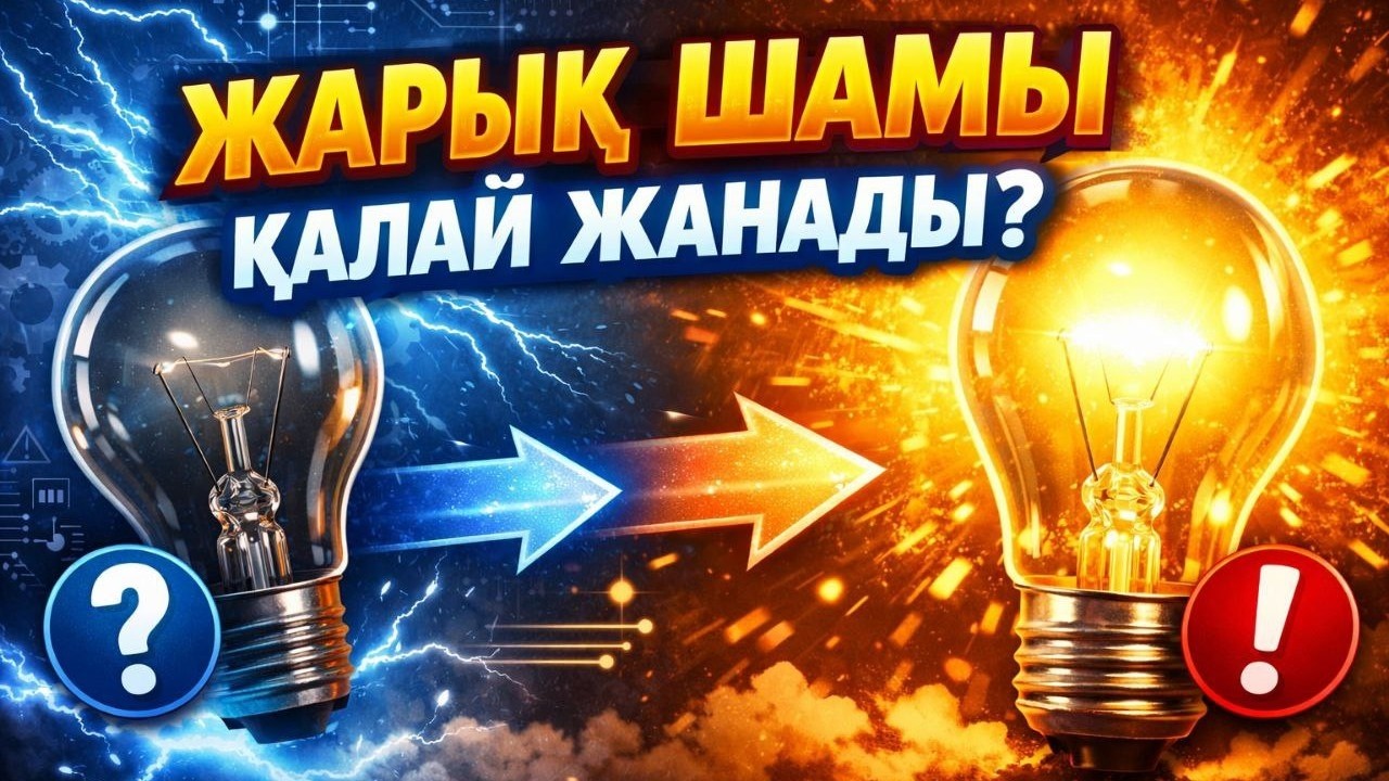 Жарық шамы қалай жанады? | ZERETRON
