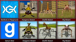 Nextbots in Playground Mod All Mutant Animals ZOOCHOSIS vs All Mutant Animals ZOOCHOSIS Garry's Mod