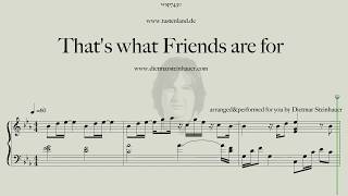 That`s what Friends are for chords