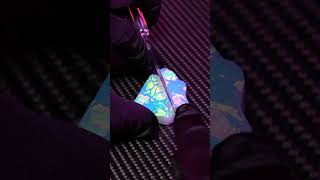 Cutting a opal glitch fragment with surreal precision #ai #asmr #abstract