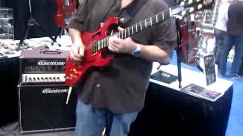 Marc Chubin playing at NAMM