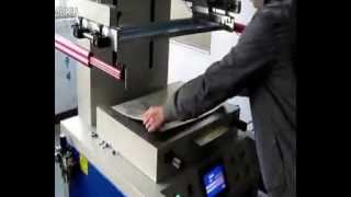 large size flatbed screen printing machine for  plastic, metal, leather, cosmetics