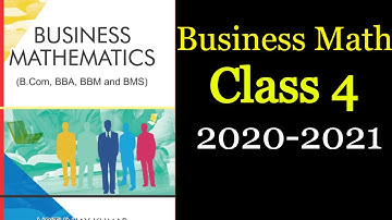 #4 Business Maths | B.com | Full Syllabus | in hindi | Free Ki Pathshala | Online Class
