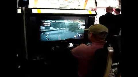 Sega Initial D Arcade Stage 4 ID4 Gameplay UK