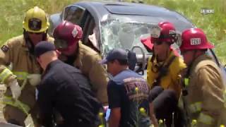 Redlands TC with extrication 4/1/19 San Timeteo Canyon Rd/Beaumont Ave