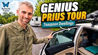 🦋 Tiny Home Builder in a Prius Camper