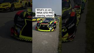 Bosch systems are integrated everywhere on IMSA race cars, even the steering wheel!