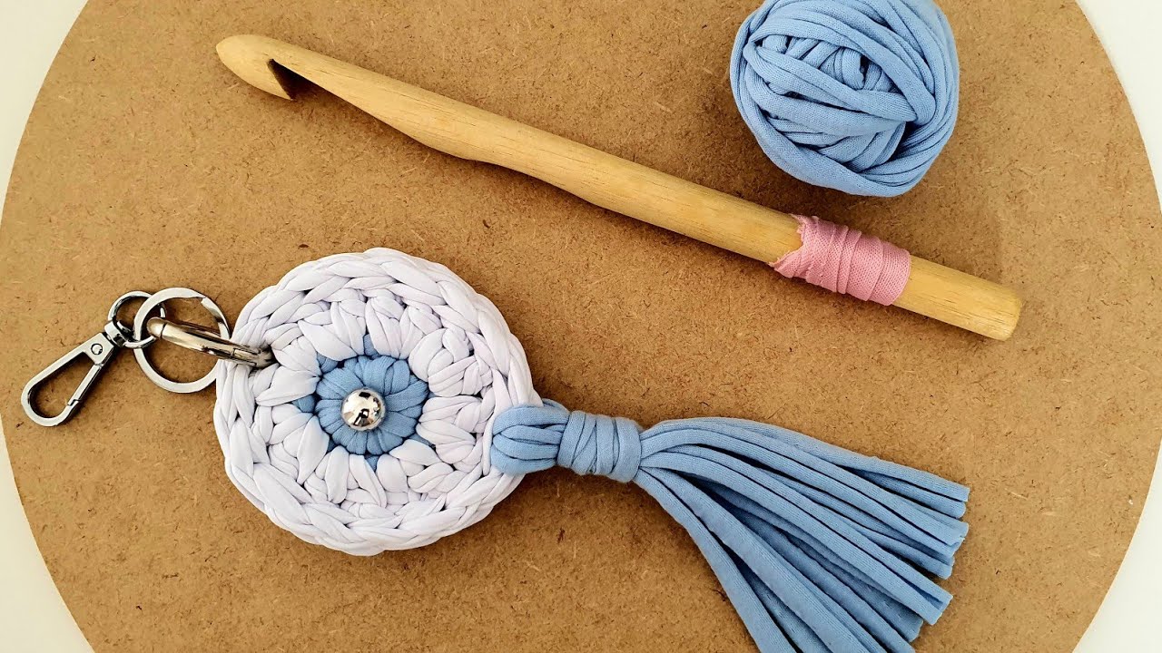 Ideia de Crochê Com Fio de Malha - Presente Super Fácil de Fazer