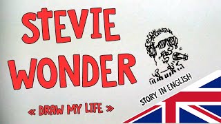 Stevie Wonder - a short biography with a draw my life