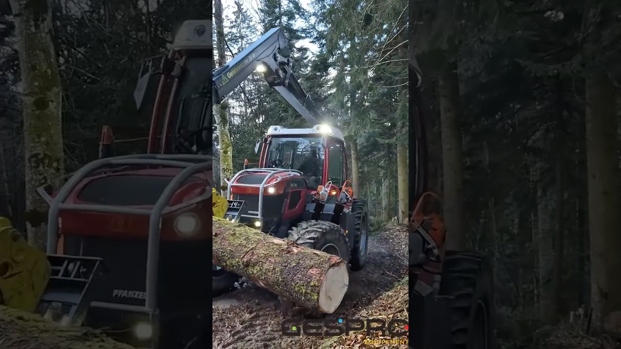 Extreme Winching with the PM Trac 3825 💪 Built for brutal forestry work | Gespro Canada