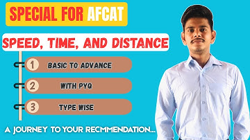 SPEED, DISTANCE & TIME || SPECIAL FOR AFCAT || BY DEEPAK VERMA SIR