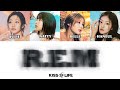 【和訳】 KISS OF LIFE - R.E.M 歌詞 Lyrics 가사