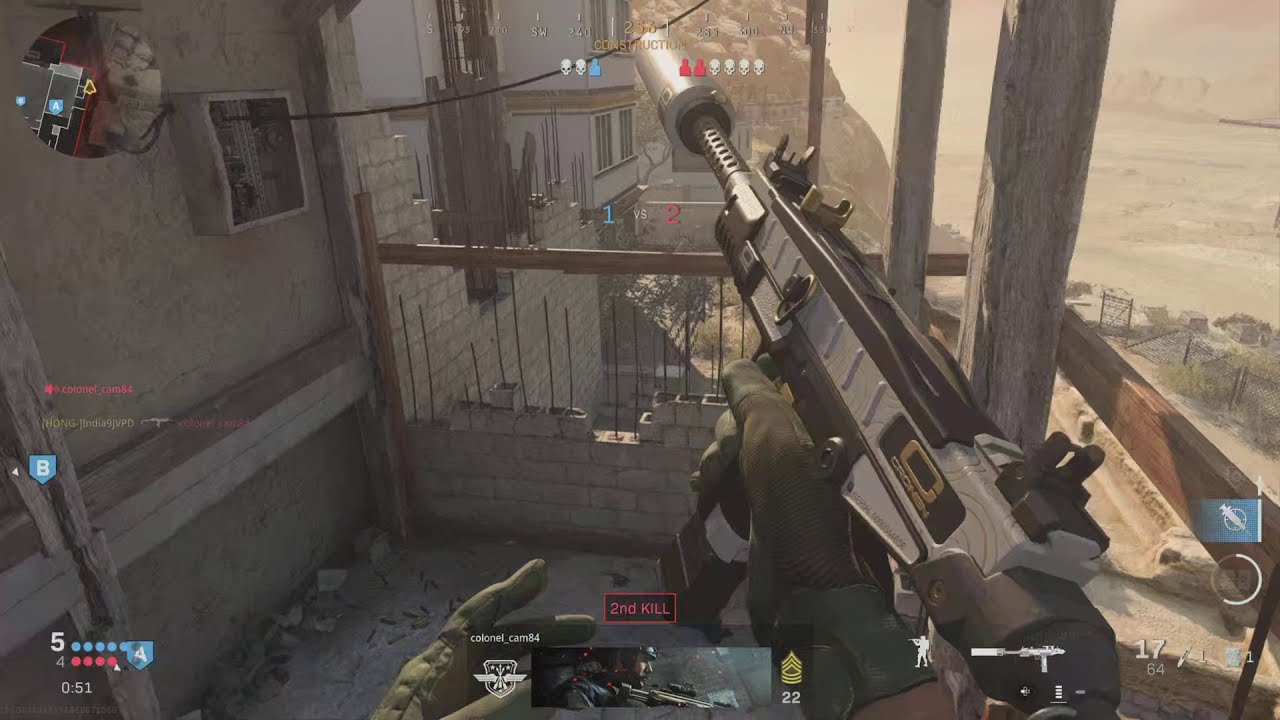 27 Kills search and destroy. 3 v 6 clutch | CoD MW