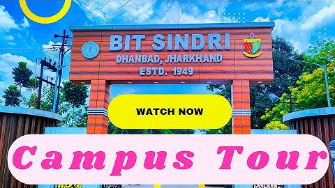 BIT Sindri Campus Tour ll Best Government Engineering College of Jharkhand ll Sachin Rawani Vlogs