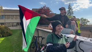 57 Protesters Arrested Following UMass "Free Palestine" March & Whitmore Sit-In