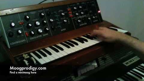 Trilogy Minimoog patch by Keith Emerson.