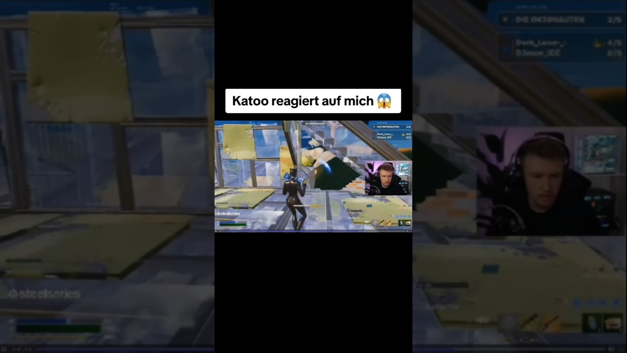 KATOO Reagiert auf mich🏆 TOP 100 UNREAL RANKED PLAYER IN FORTNITE | 