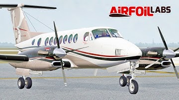 AirfoiLabs King Air 350 Extensive Look | X-Plane 11