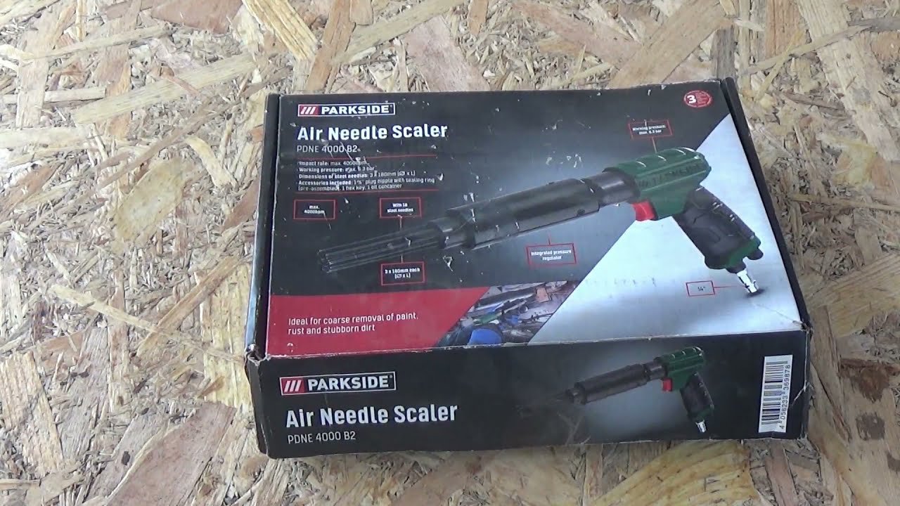 PISTOL PNEUMATIC DE CURATAT CU ACE PARKSIDE TEST RAPID