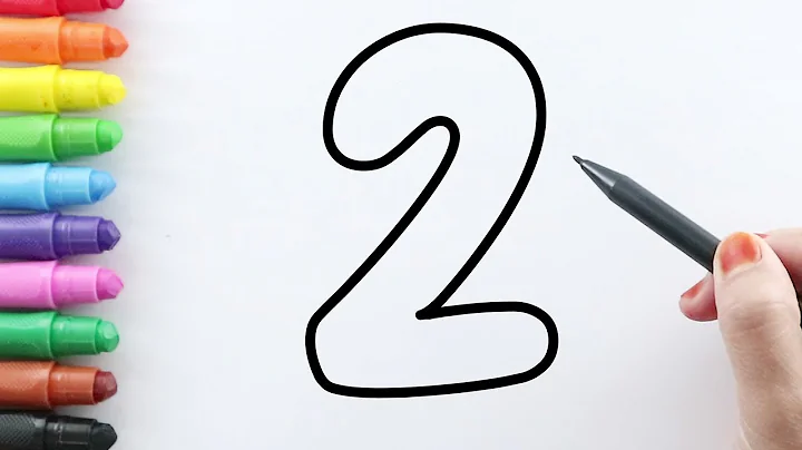 Fun & Easy! Drawing and Coloring Numbers 1-10 with Crayons 🎨 | Learn Colors for Kids