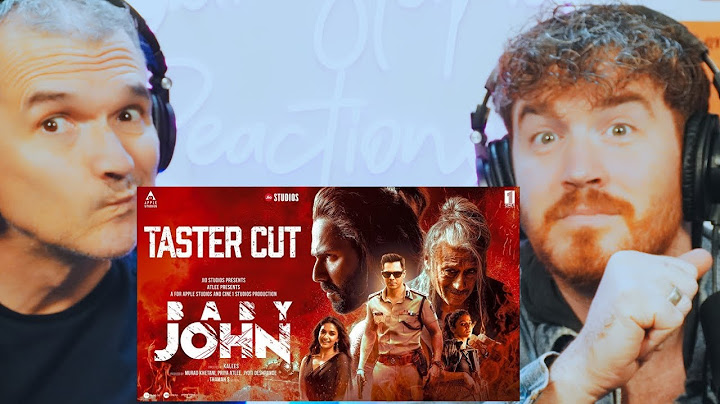 Baby John - Taster Cut | Atlee | Varun Dhawan REACTION!!!