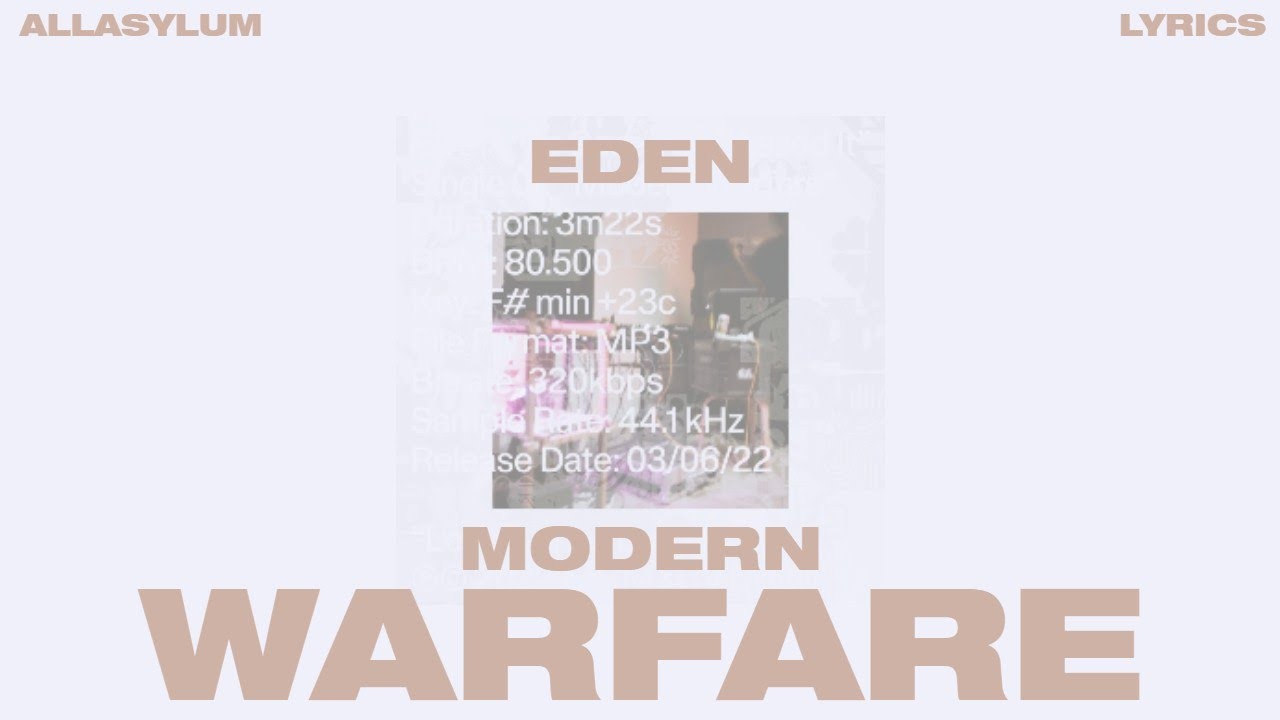 eden - modern warfare (lyrics)