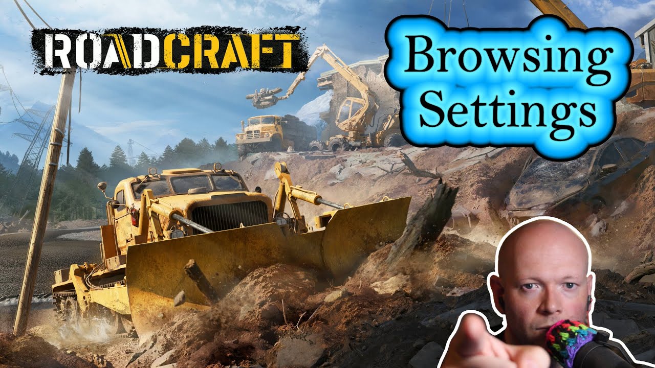 RoadCraft ● Browsing The Settings On PS5 Pro Including Steering Wheel Support