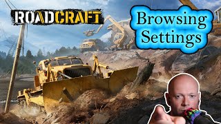 RoadCraft ● Browsing The Settings On PS5 Pro Including Steering Wheel Support
