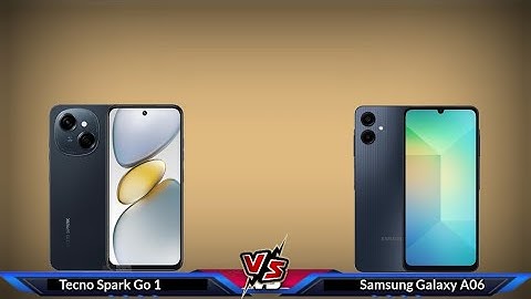 Tecno Spark Go 1 vs Samsung Galaxy A06