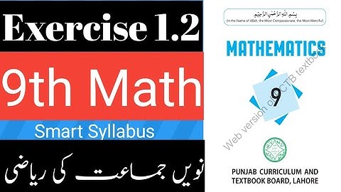 Class 9 Maths Exercise 1.2 Complete Solution | Q1 to Q5 | Smart Syllabus 2025