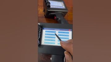 Điều Chỉnh độ đậm mực cho máy in ngày sản xuất cầm tay ￼