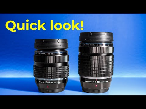 OM System 12-40mm f2.8 Pro II and 40-150mm f4 Pro - [A Quick look]