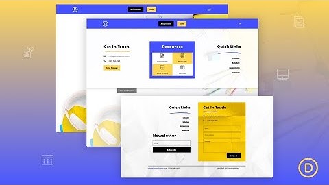 Download a FREE Header and Footer for Divi’s Classroom Layout Pack