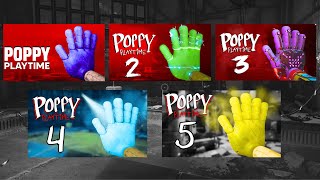 Poppy Playtime: Chapter 1,2,3,4,5 - Evolution Hands + Gameplay (Game Icons)