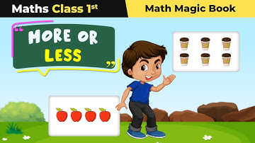 Class 1 Maths (Math Magic Book) Chapter 2 | More or Less - Numbers From One to Nine