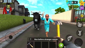 Scary Stranger 3D - Funny Video Troll Neighbor - Gameplay Walkthrough Part 8 (IOS,Android)