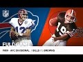 1989 afc divisional playoff game buffalo bills vs cleveland browns  nfl full game