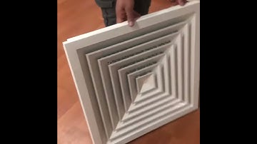 Square Ceiling Diffuser with Plenum box