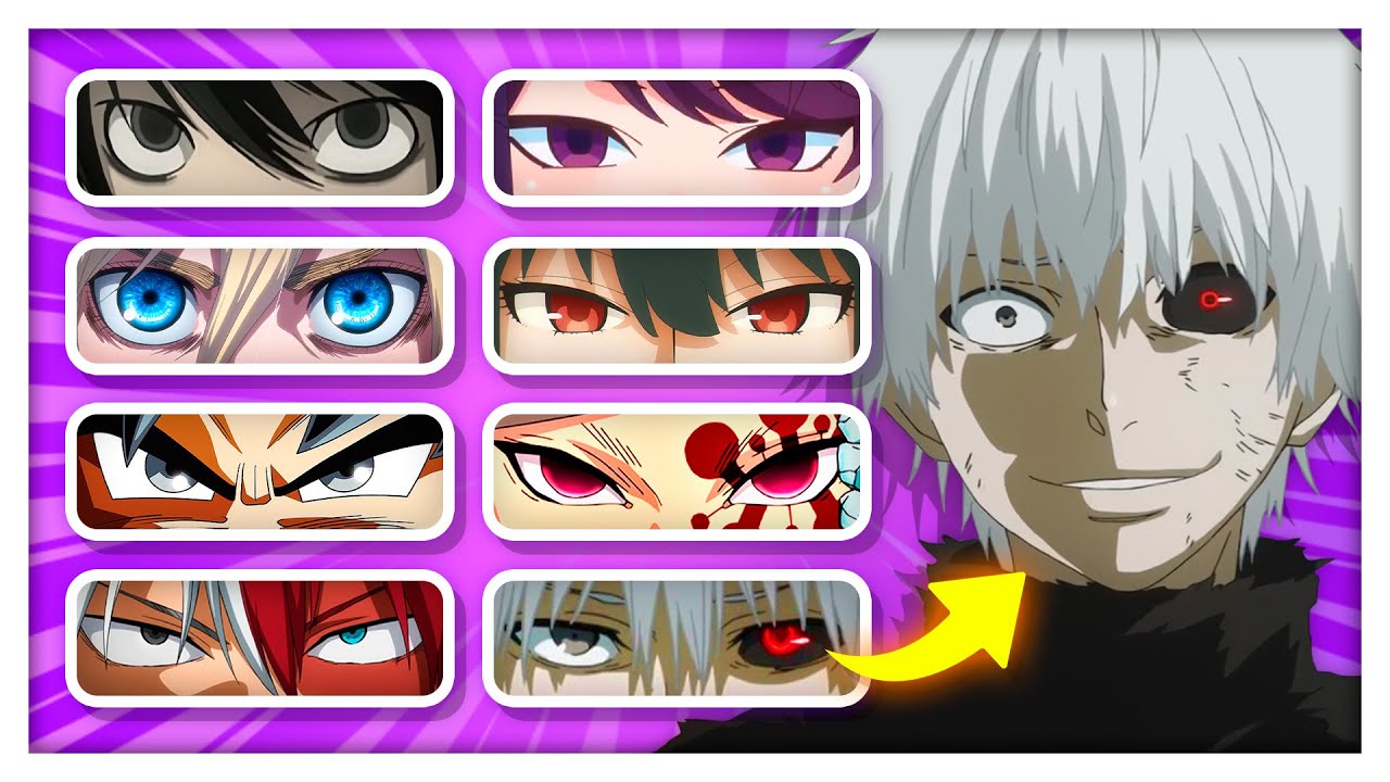 ANIME EYE QUIZ 👁️🕹️ Guess the anime eyes (VERY EASY - HARD)💙 