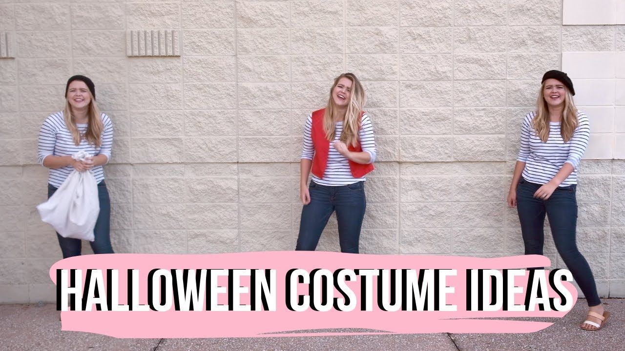 LAST MINUTE HALLOWEEN COSTUME IDEAS (with clothing you already have