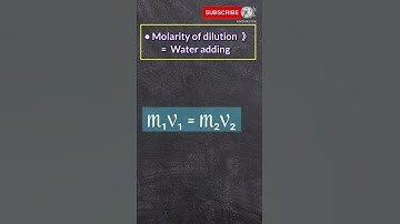 Molarity of dilution | Molarity | #shorts #iitjee #jee #neet #chemistry