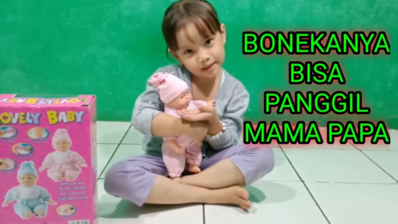 Boneka Lovely baby - boneka bisa berkedip - boneka ajaib (UNBOXING & REVIEW). 