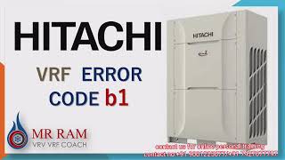 HITACHI VRF ERROR CODE-b1