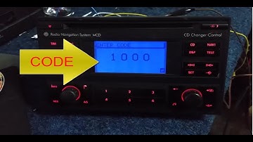 Radio Navigation System MCD BLAUPUNKT VWZ1Z2 RADIO CODE