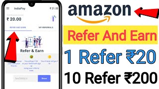 India Pay Refer And Earn ₹20 || Refer And Earn App || India Pay App Payment Proof || Refer ₹20 Paytm screenshot 1