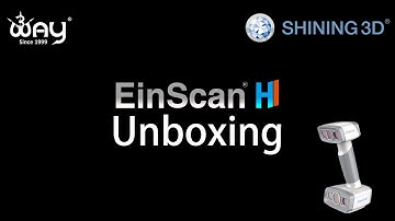 3D scanner EinScan H Unboxing